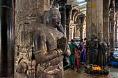 The great Chola temples of Tamil Nadu - The Sri Ranganatha Temple of Srirangam. Mandapa of the third courtyard (southern branch). 